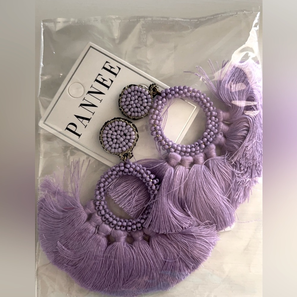 Purple Pannee Earrings 💜
